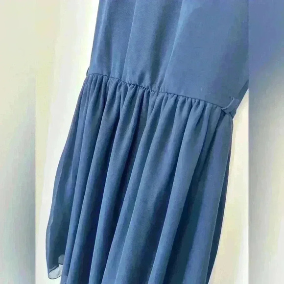 LOVE Womens Royal Blue Fit and Flare Holiday Party Dress Small Medium - Picture 13 of 15